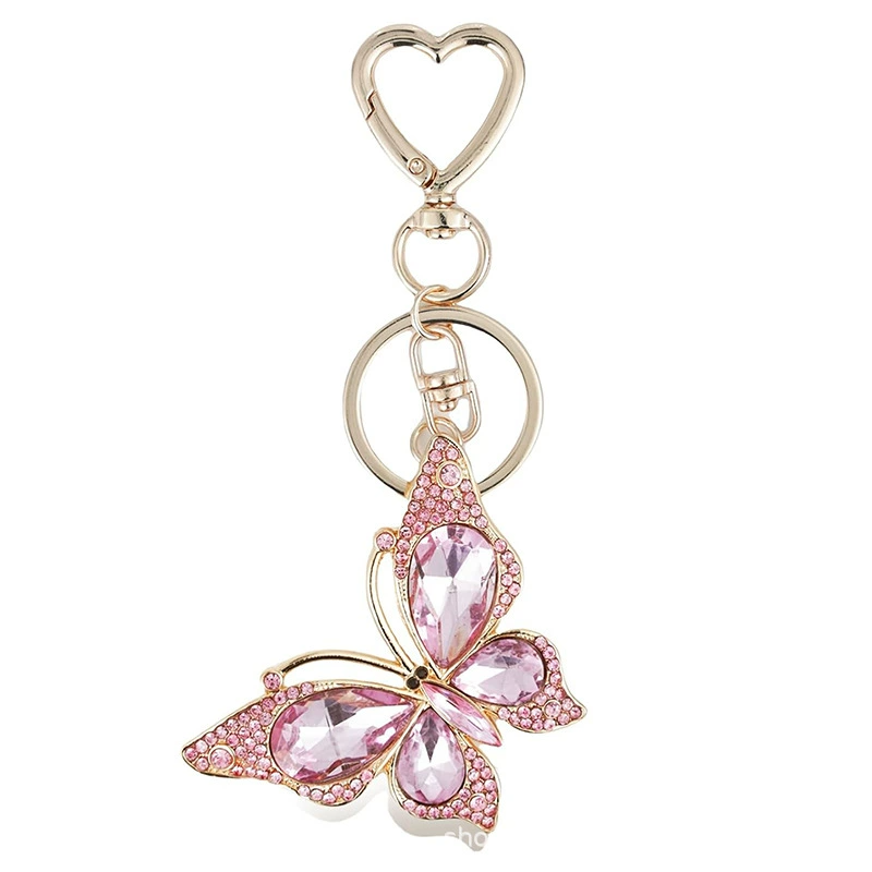 Crystal Butterfly Bag Charm