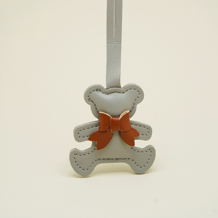 Cute Leather Teddy Bag Charms