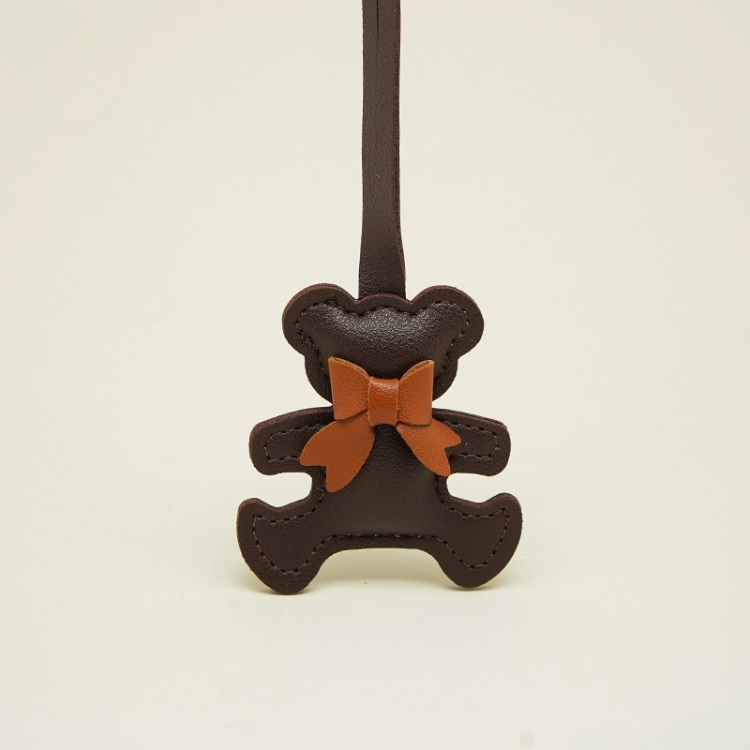 Cute Leather Teddy Bag Charms