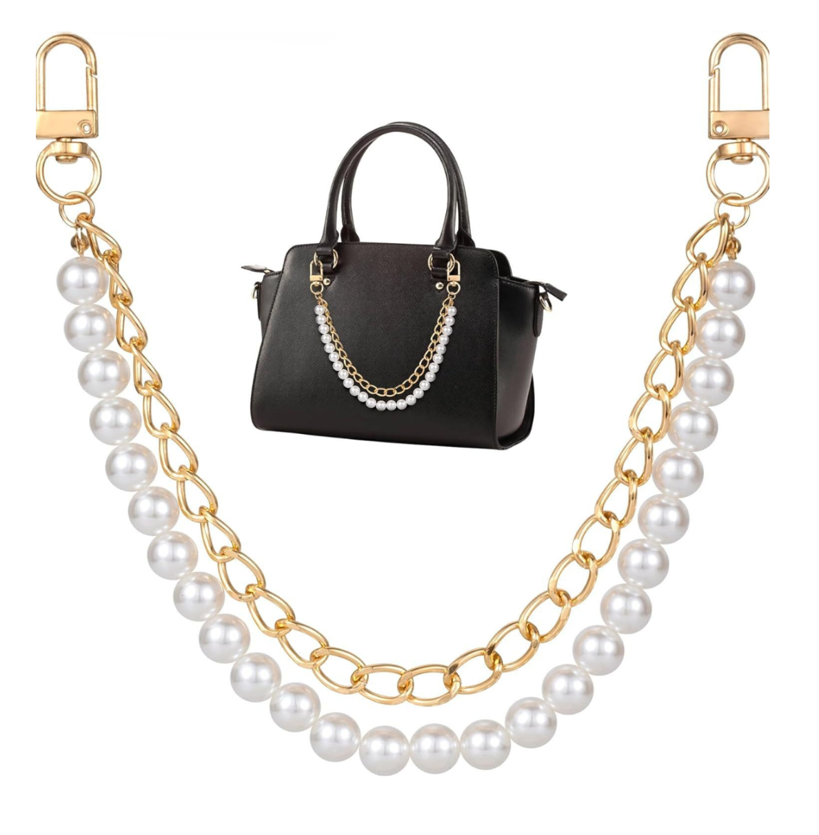 Double Pearl Bag Charm