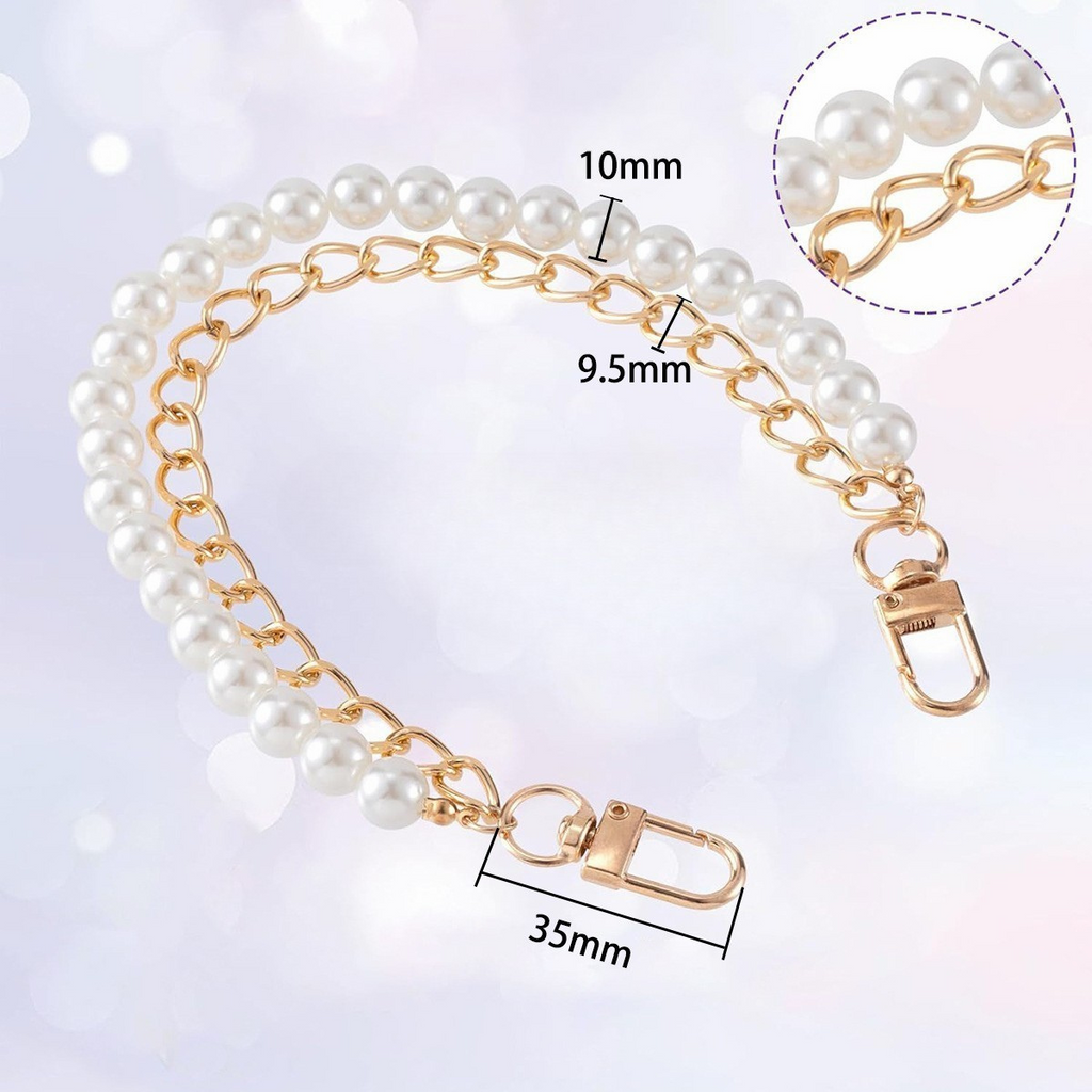 Double Pearl Bag Charm