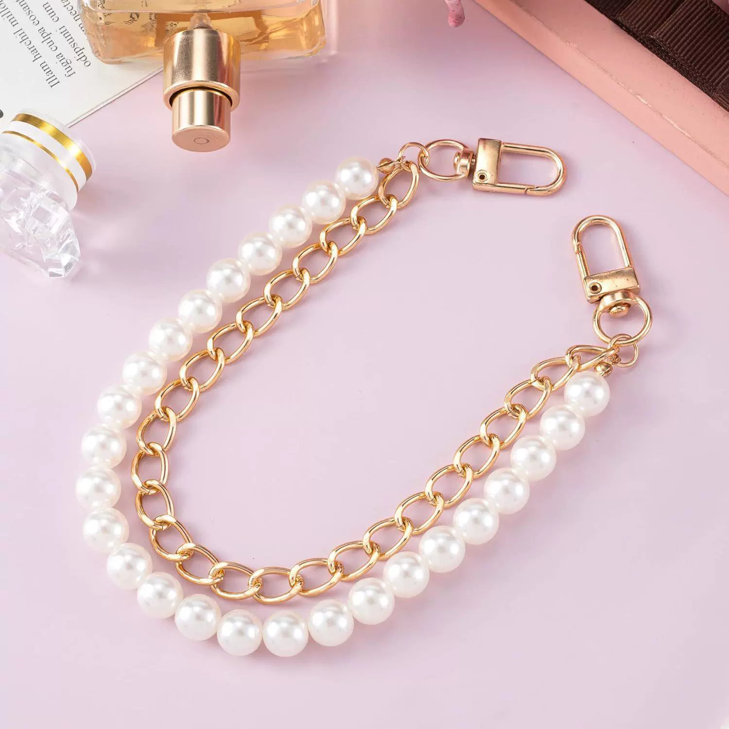 Double Pearl Bag Charm