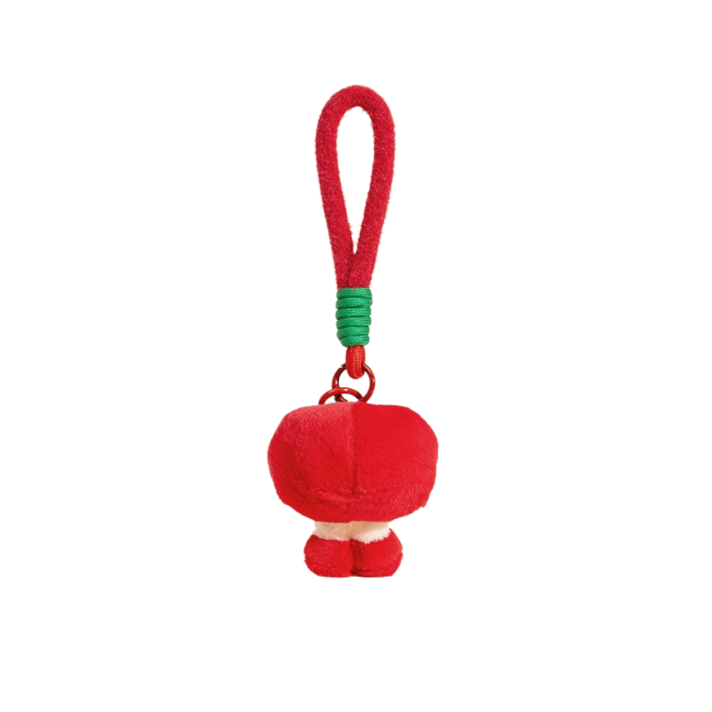 Fluffy Apple Bag Charms