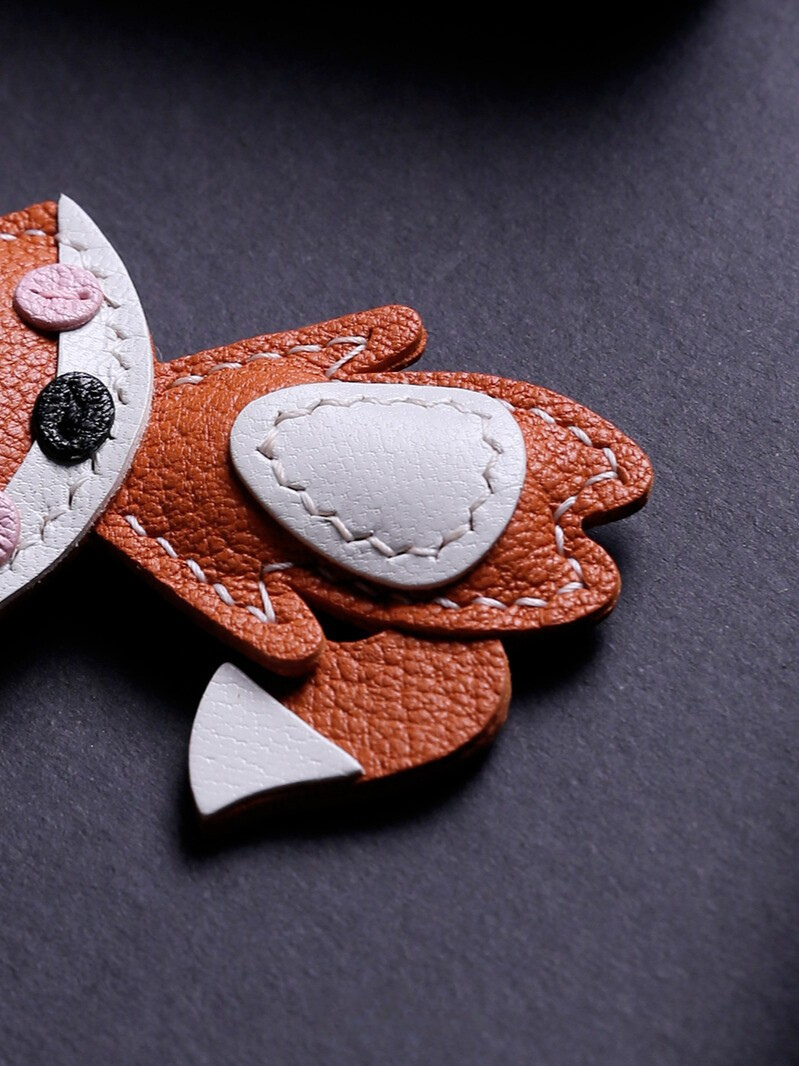 Handmade Fox Bag Charm