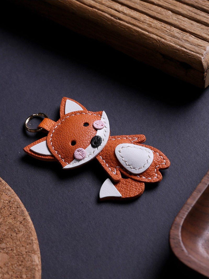 Handmade Fox Bag Charm