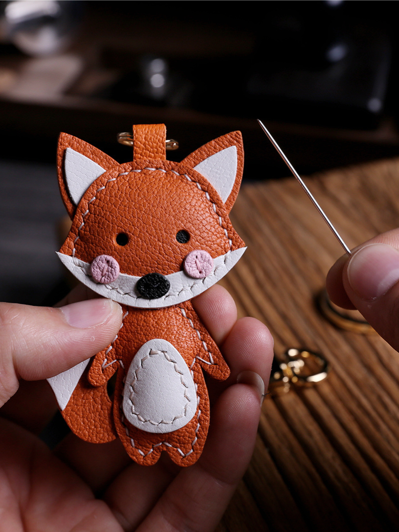 Handmade Fox Bag Charm