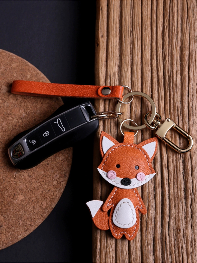 Handmade Fox Bag Charm