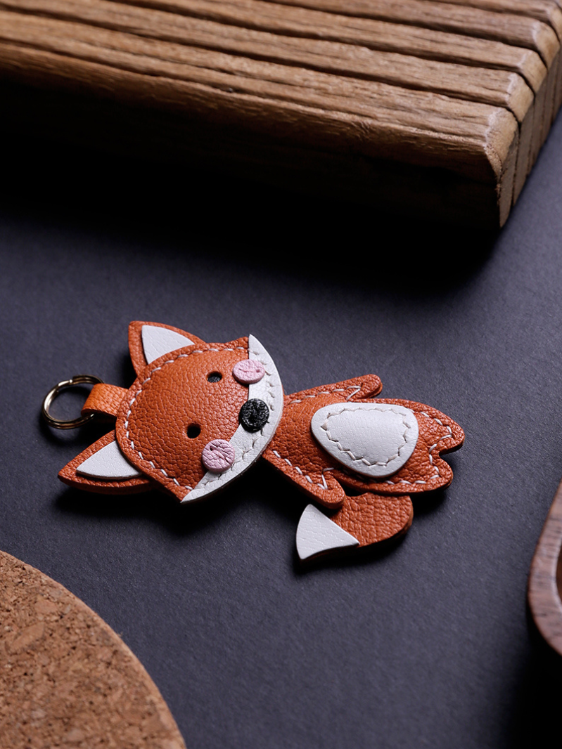 Handmade Fox Bag Charm