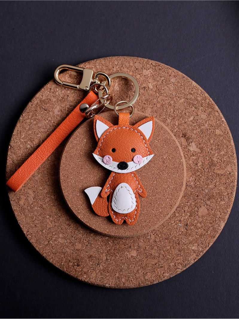 Handmade Fox Bag Charm