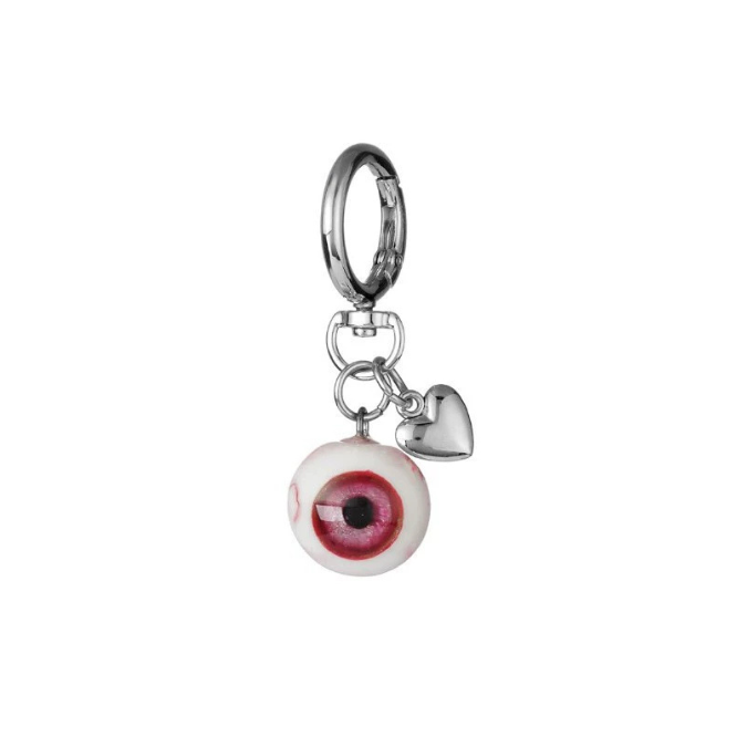 Halloween Evil Eye Heart Bag Charms