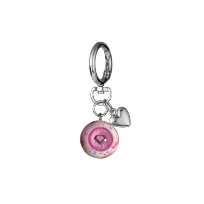Halloween Evil Eye Heart Bag Charms