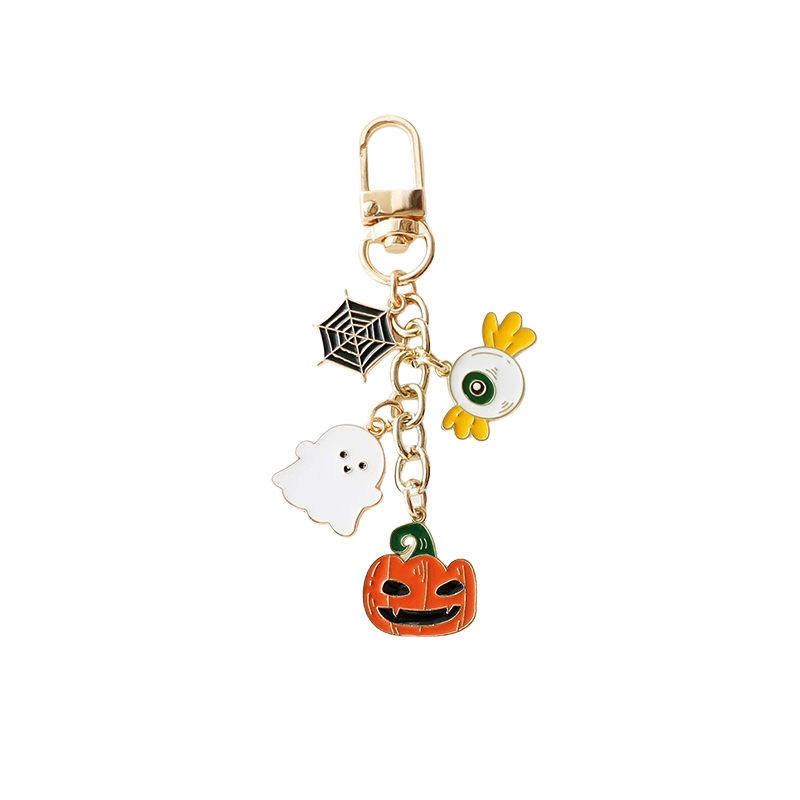 Halloween Pumpkin House Bag Charms