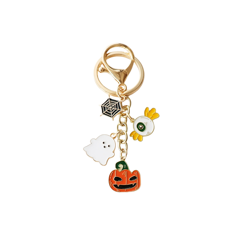 Halloween Pumpkin House Bag Charms