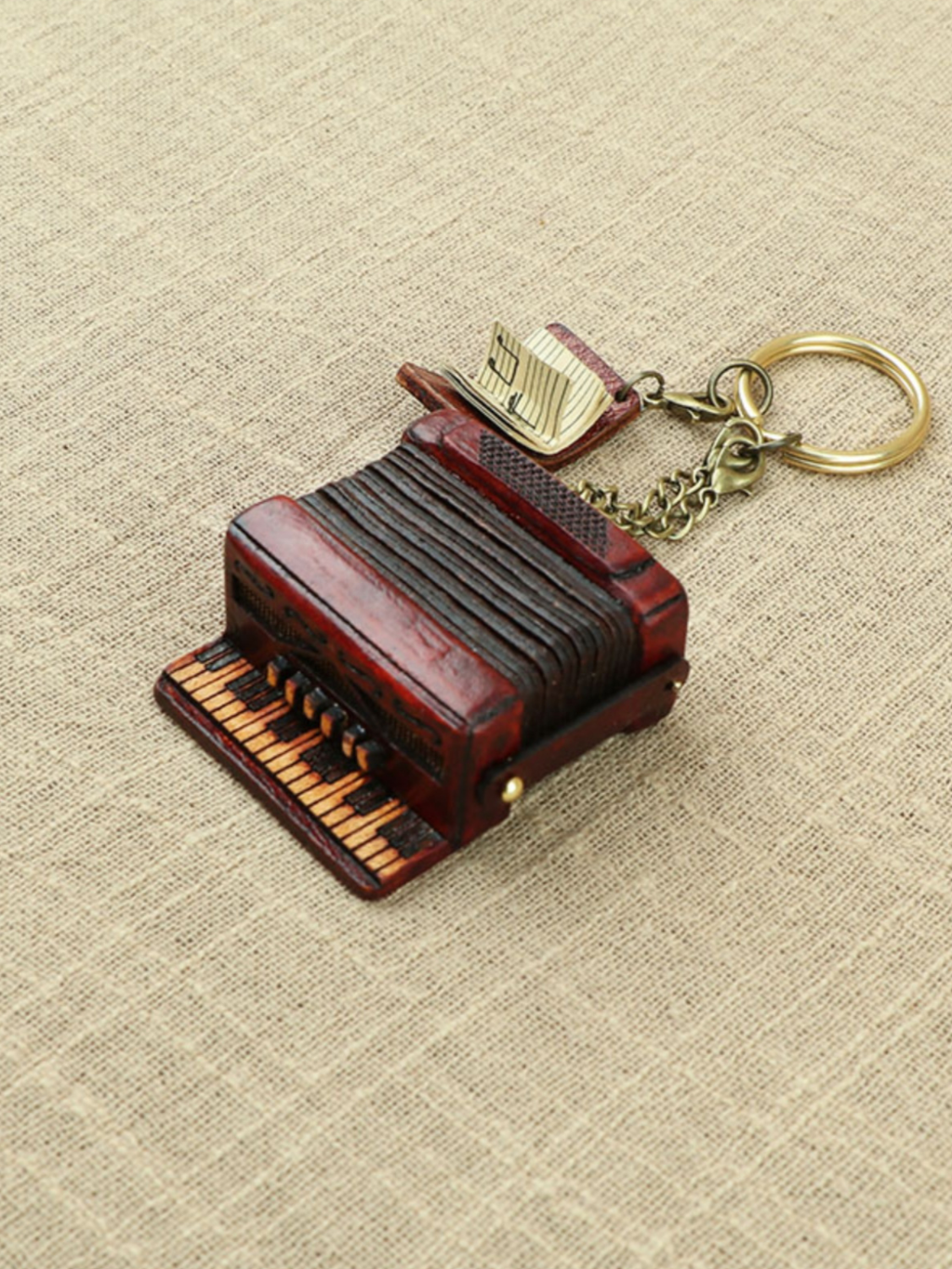 Handmade Accordion Bag Charm