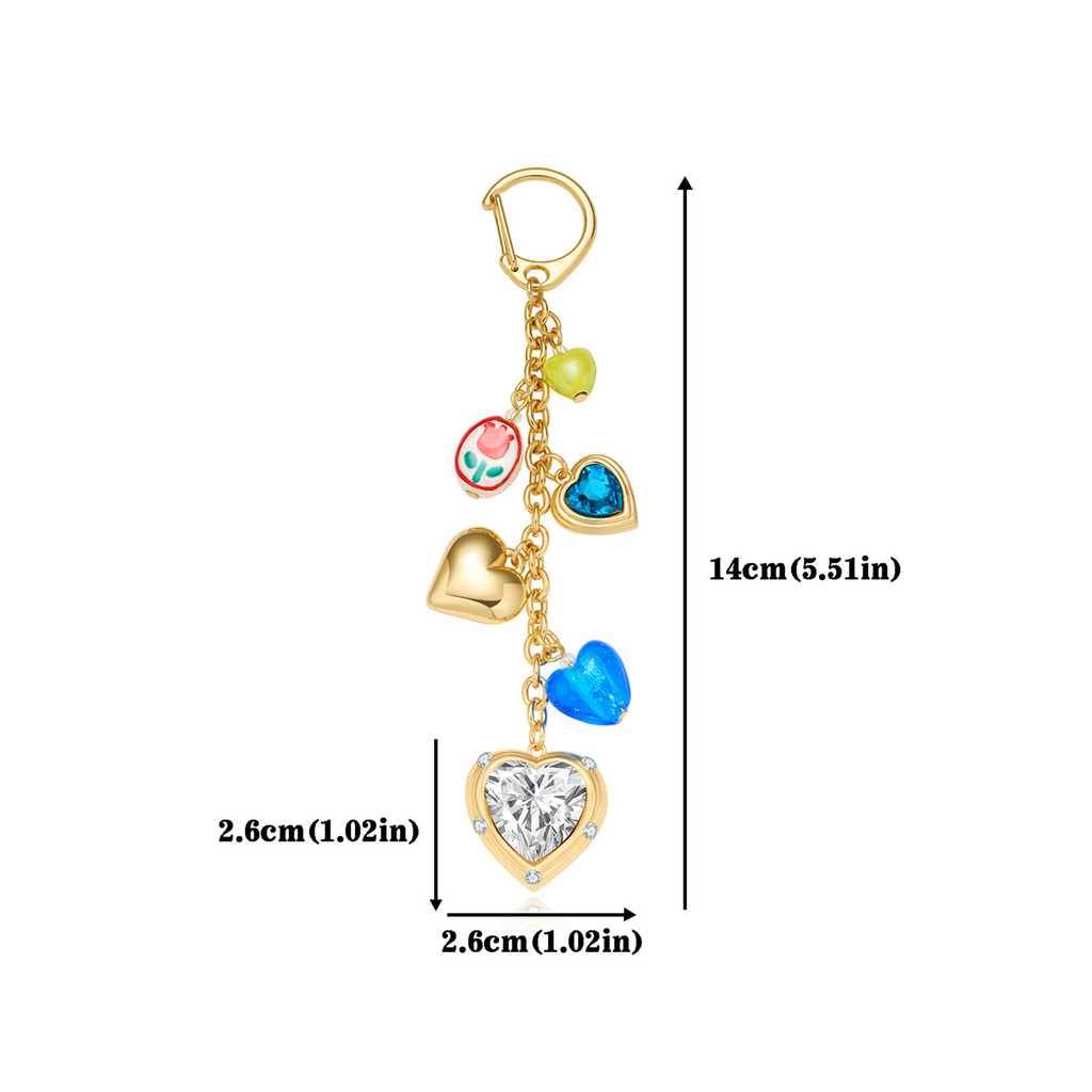 Heart Dopamine Bag Charm