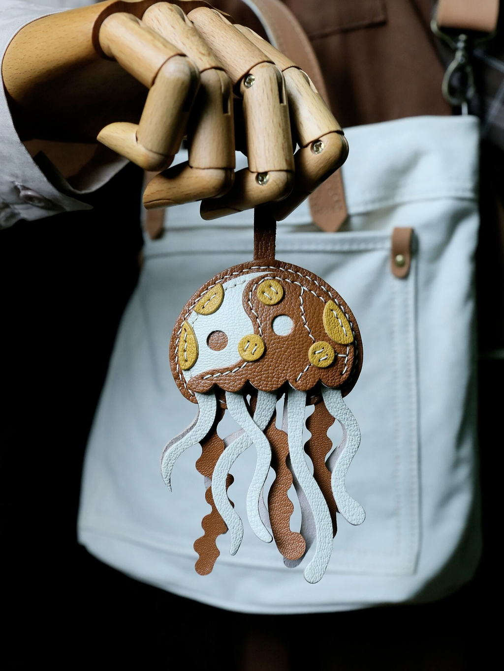 Handmade Jellyfish Bag Charm