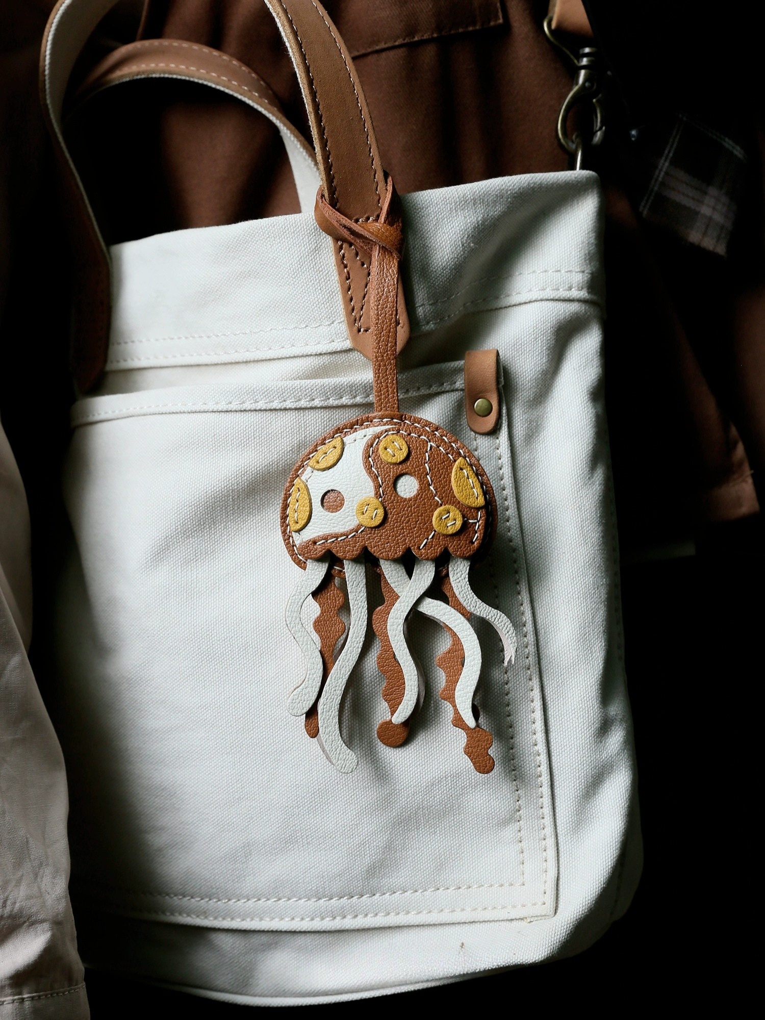 Handmade Jellyfish Bag Charm