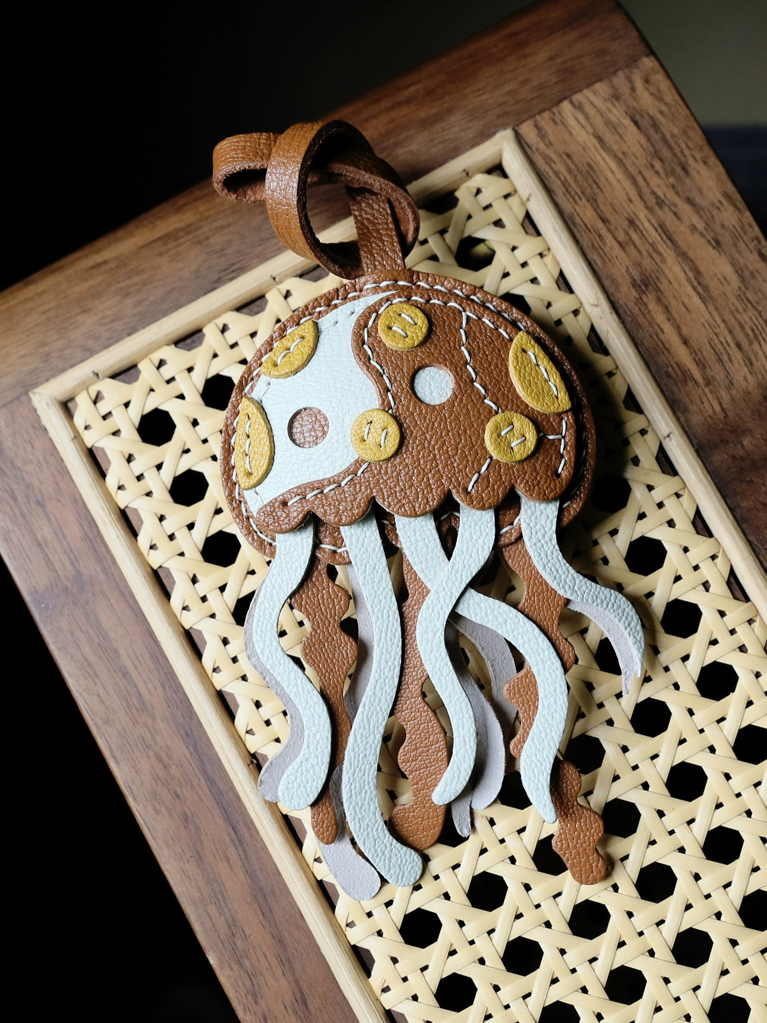 Handmade Jellyfish Bag Charm