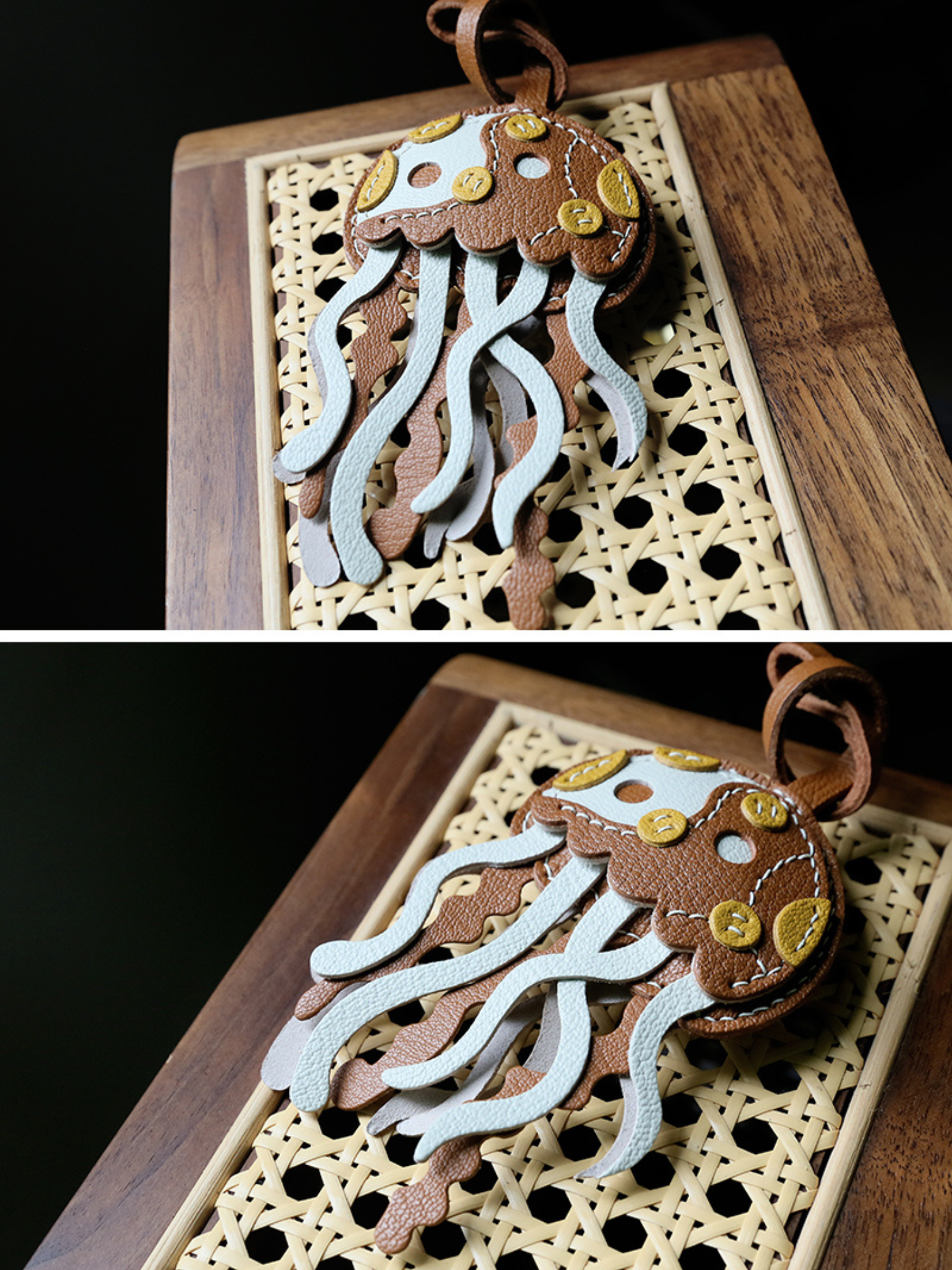 Handmade Jellyfish Bag Charm