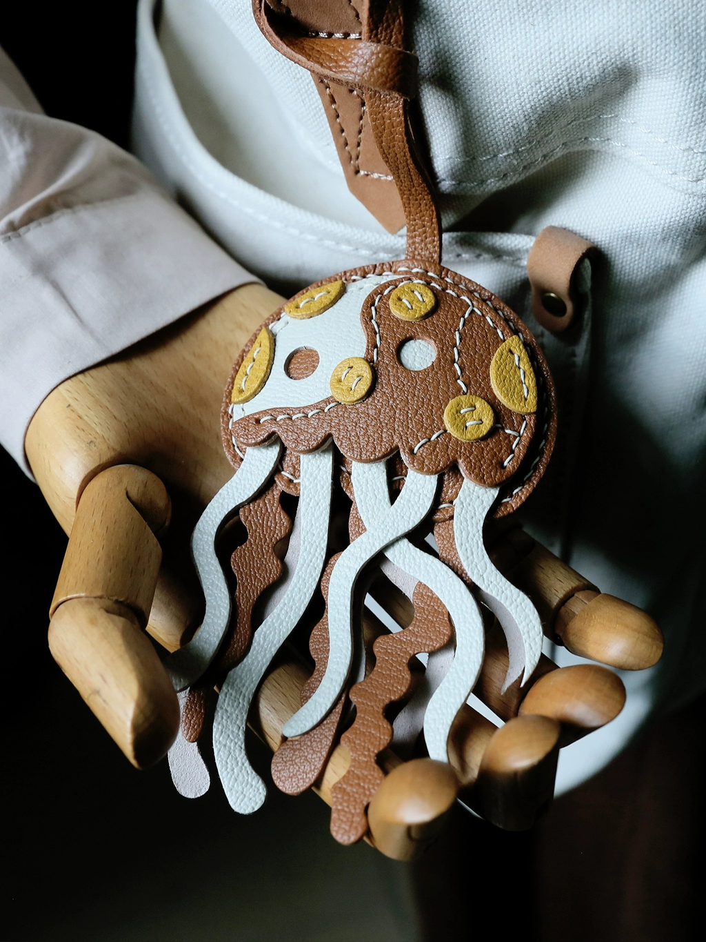 Handmade Jellyfish Bag Charm