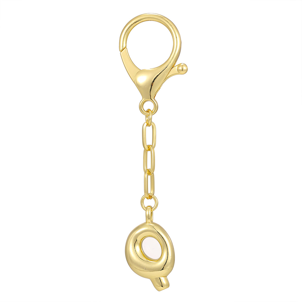 Personalized Letter Metal Bag Charm