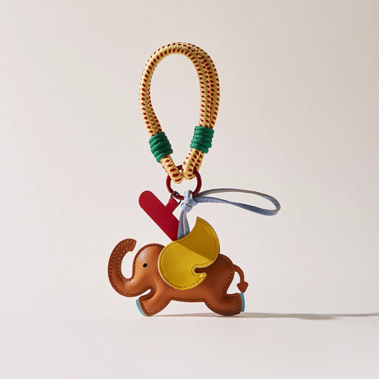 Little Elephant Woven Nylon Bag Charms