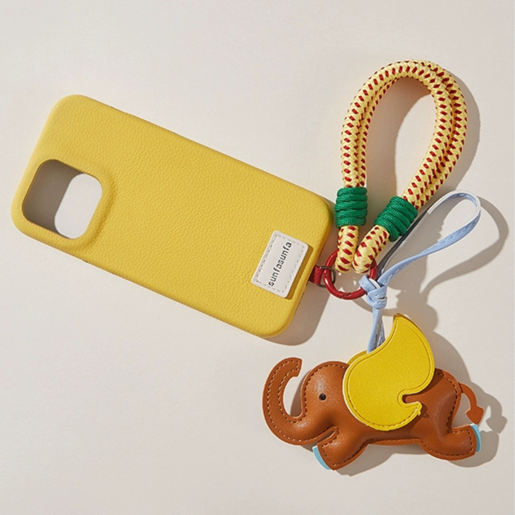 Little Elephant Woven Nylon Bag Charms