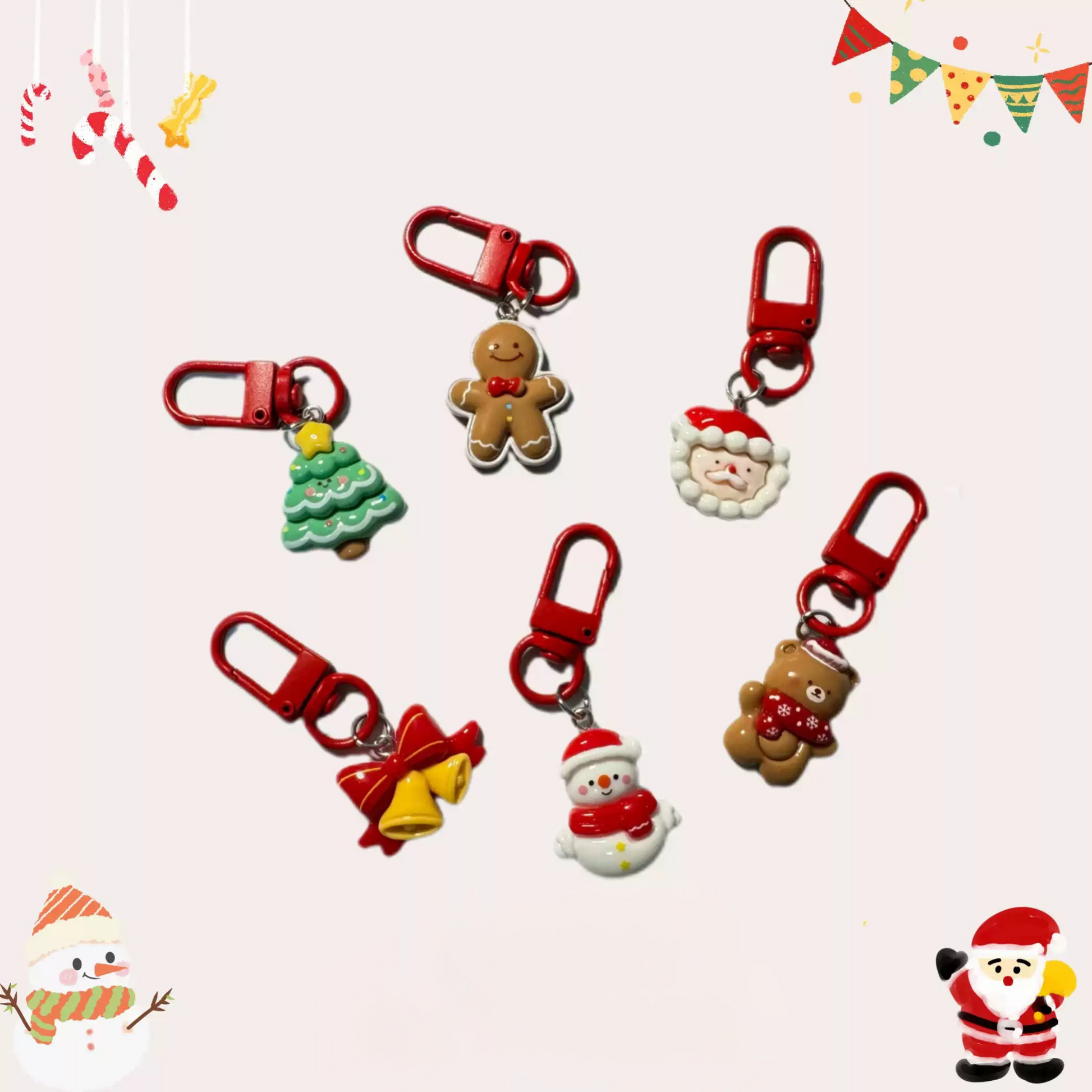 Lovely Christmas Tree Bag Charms