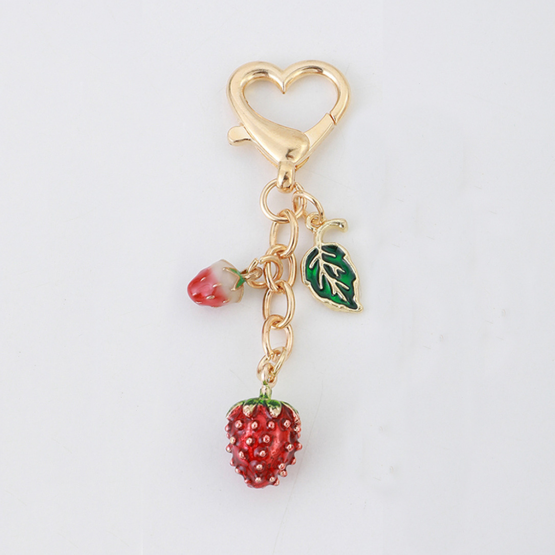 Lovely Stawberry Bag Charms