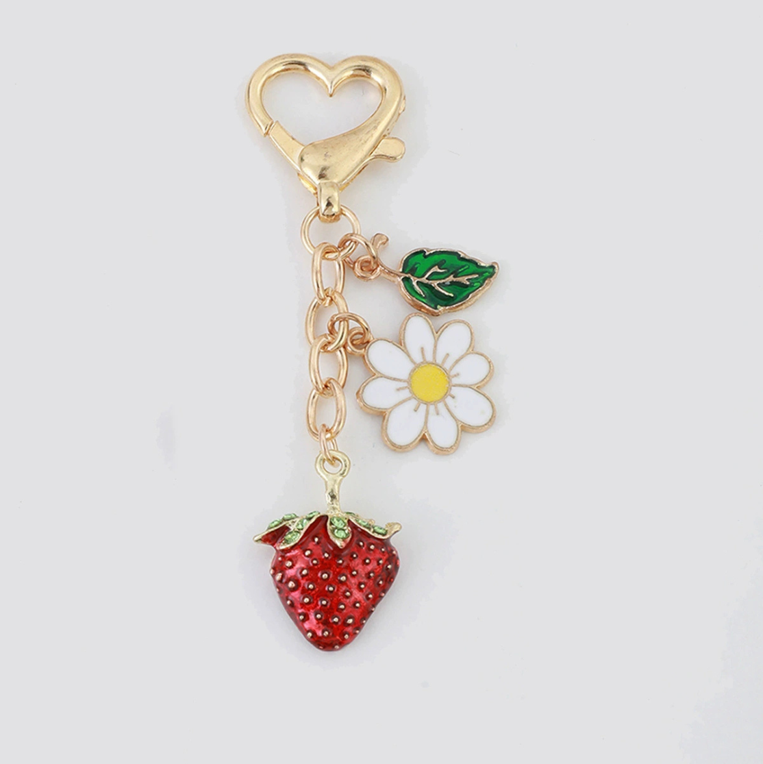 Lovely Stawberry Bag Charms