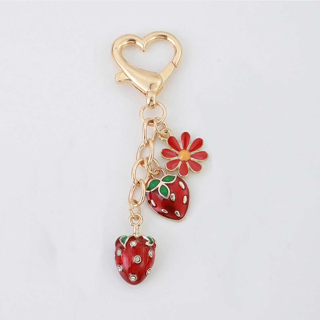 Lovely Stawberry Bag Charms