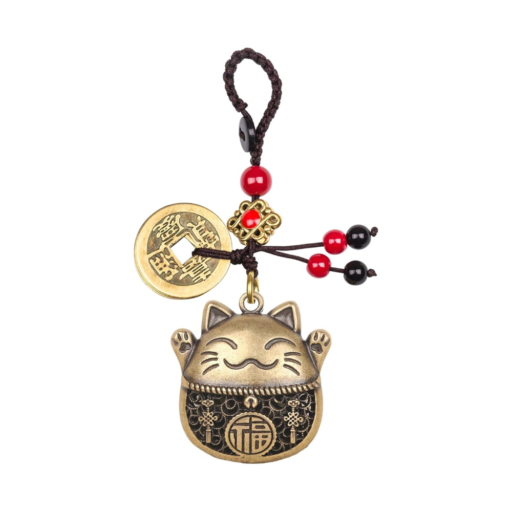 Lucky Cat Bag Charm