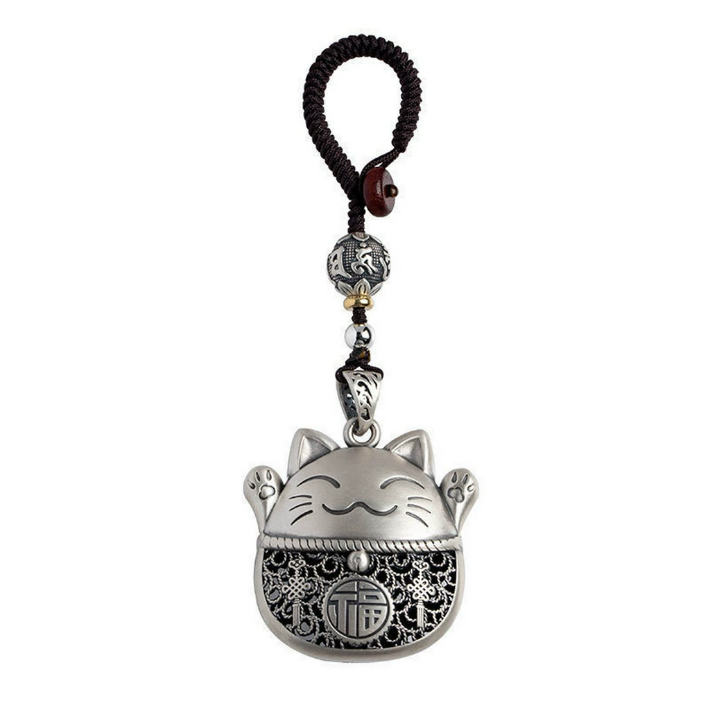Lucky Cat Bag Charm