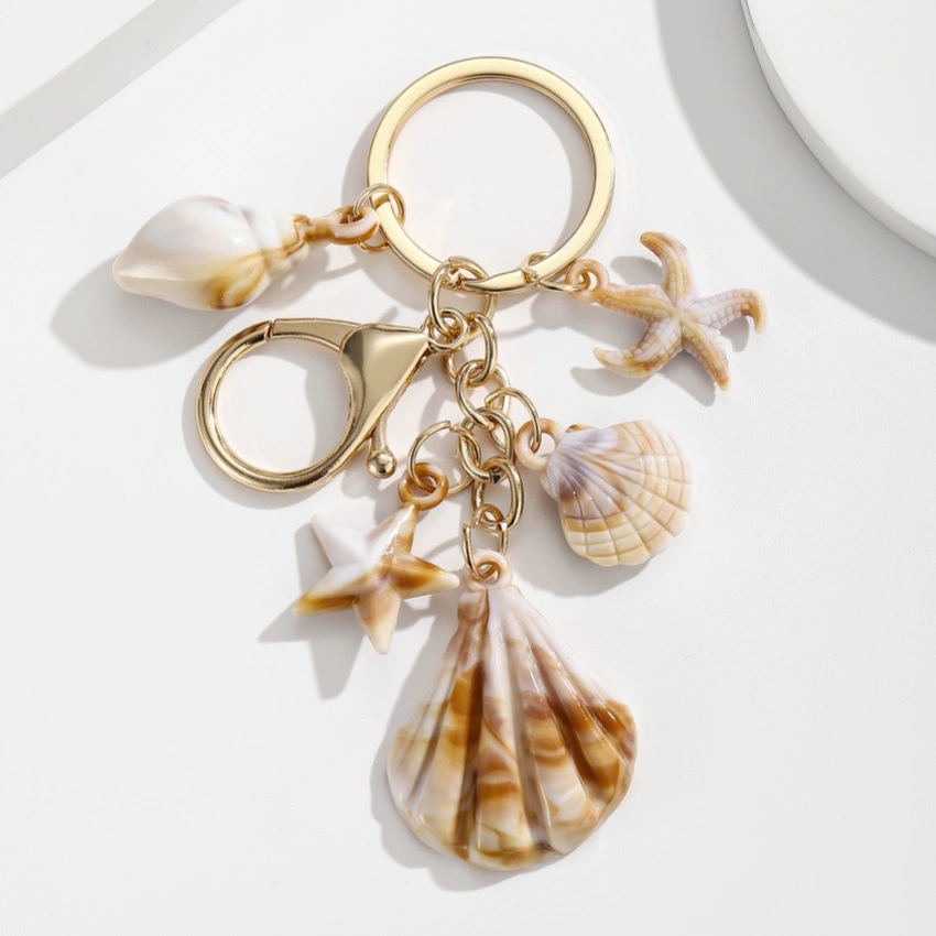 Ocean Shell Bag Charm