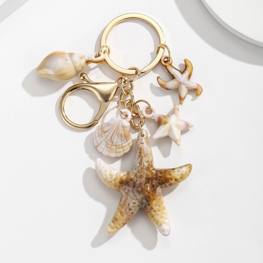 Ocean Shell Bag Charm