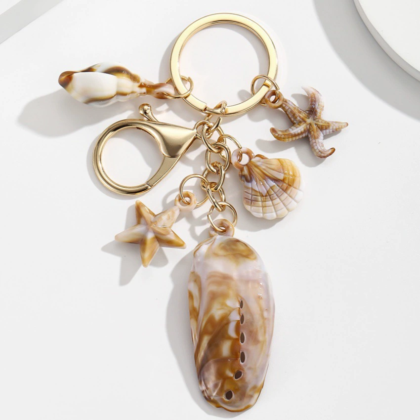 Ocean Shell Bag Charm