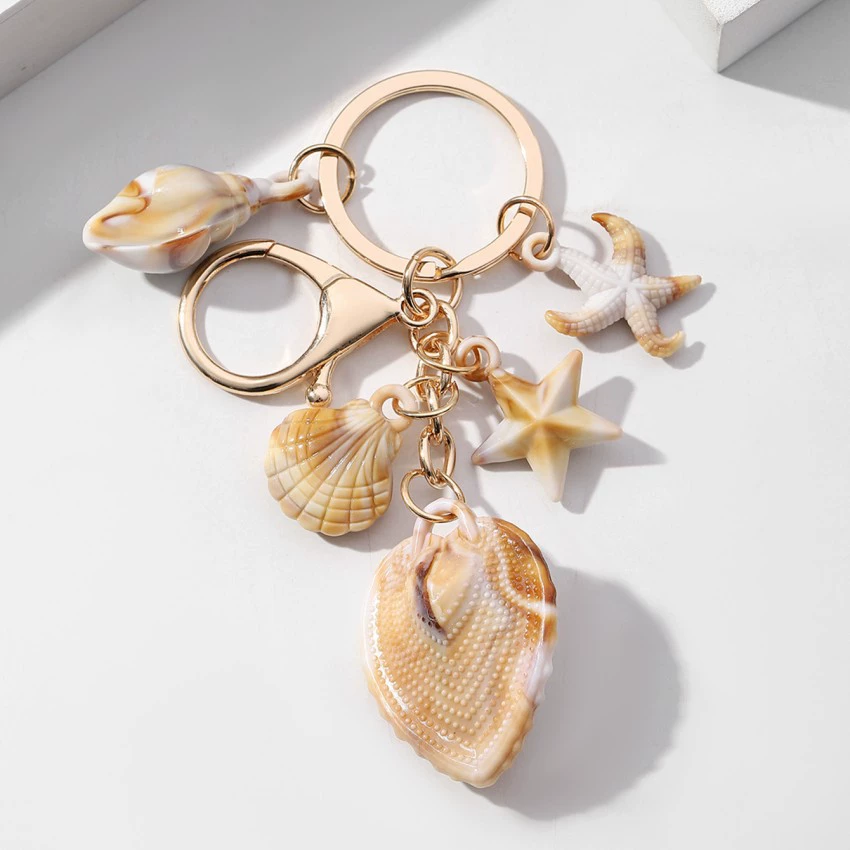 Ocean Shell Bag Charm