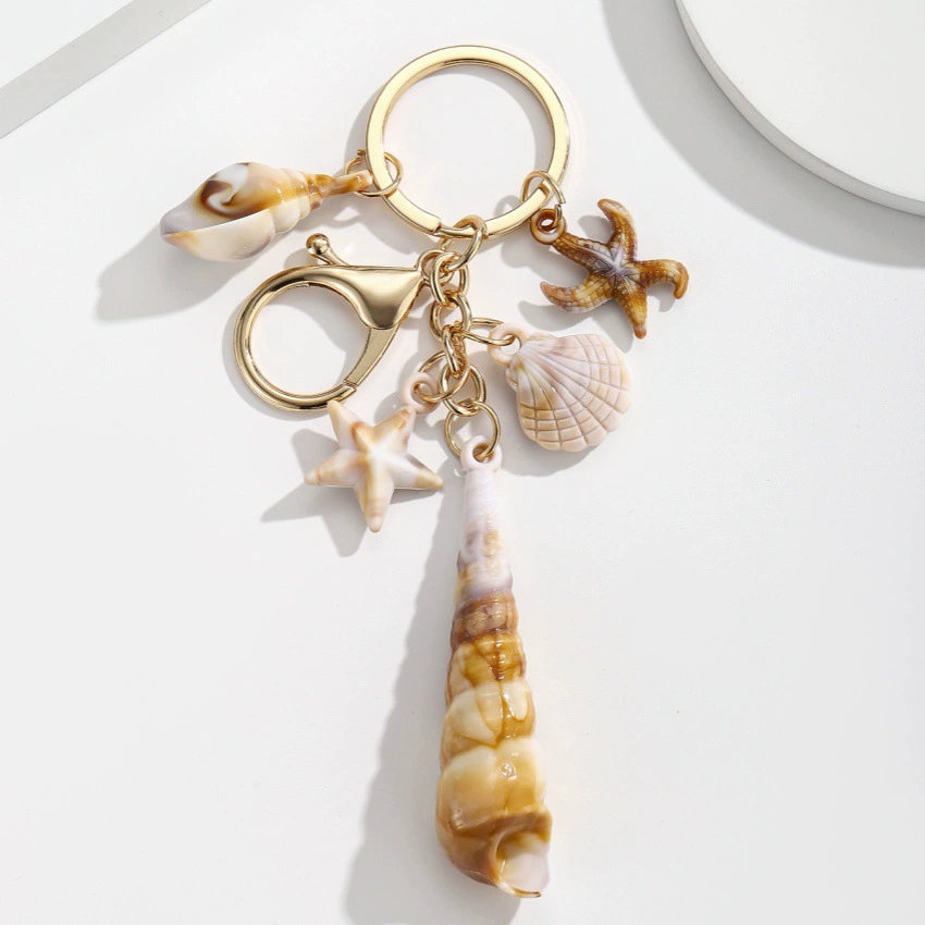 Ocean Shell Bag Charm