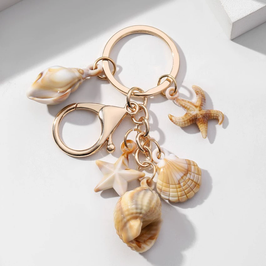 Ocean Shell Bag Charm