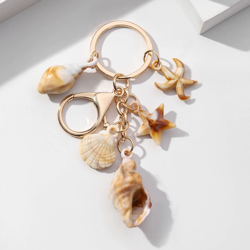 Ocean Shell Bag Charm