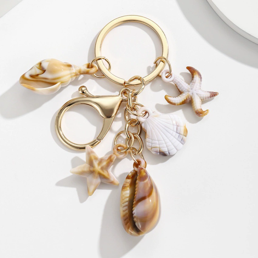 Ocean Shell Bag Charm
