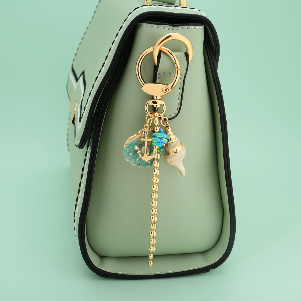 Pearl Shell Bag Charm