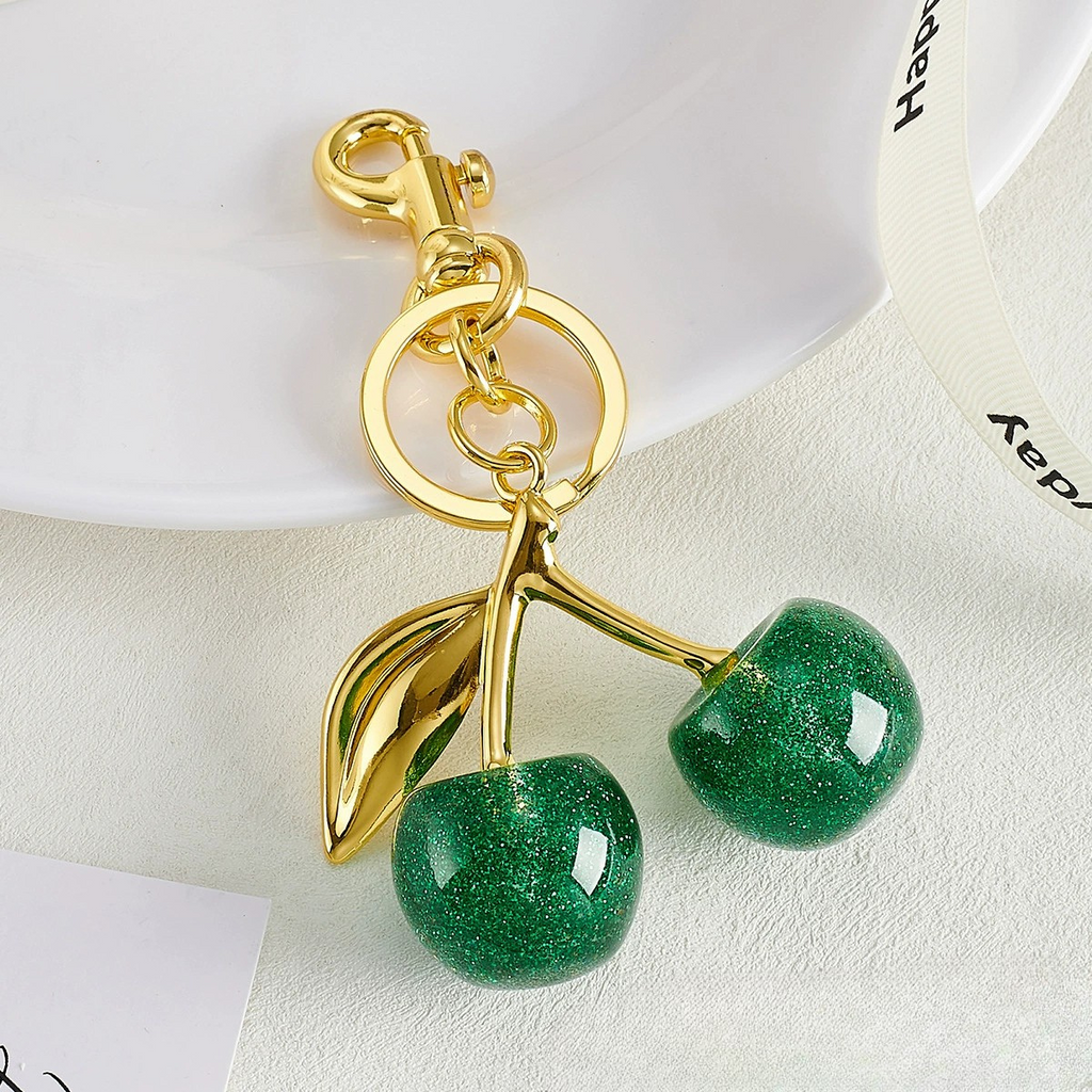 Colorful Cherry Bag Charm