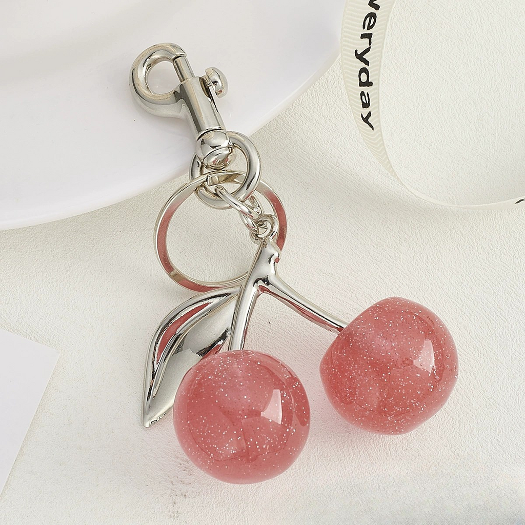 Colorful Cherry Bag Charm