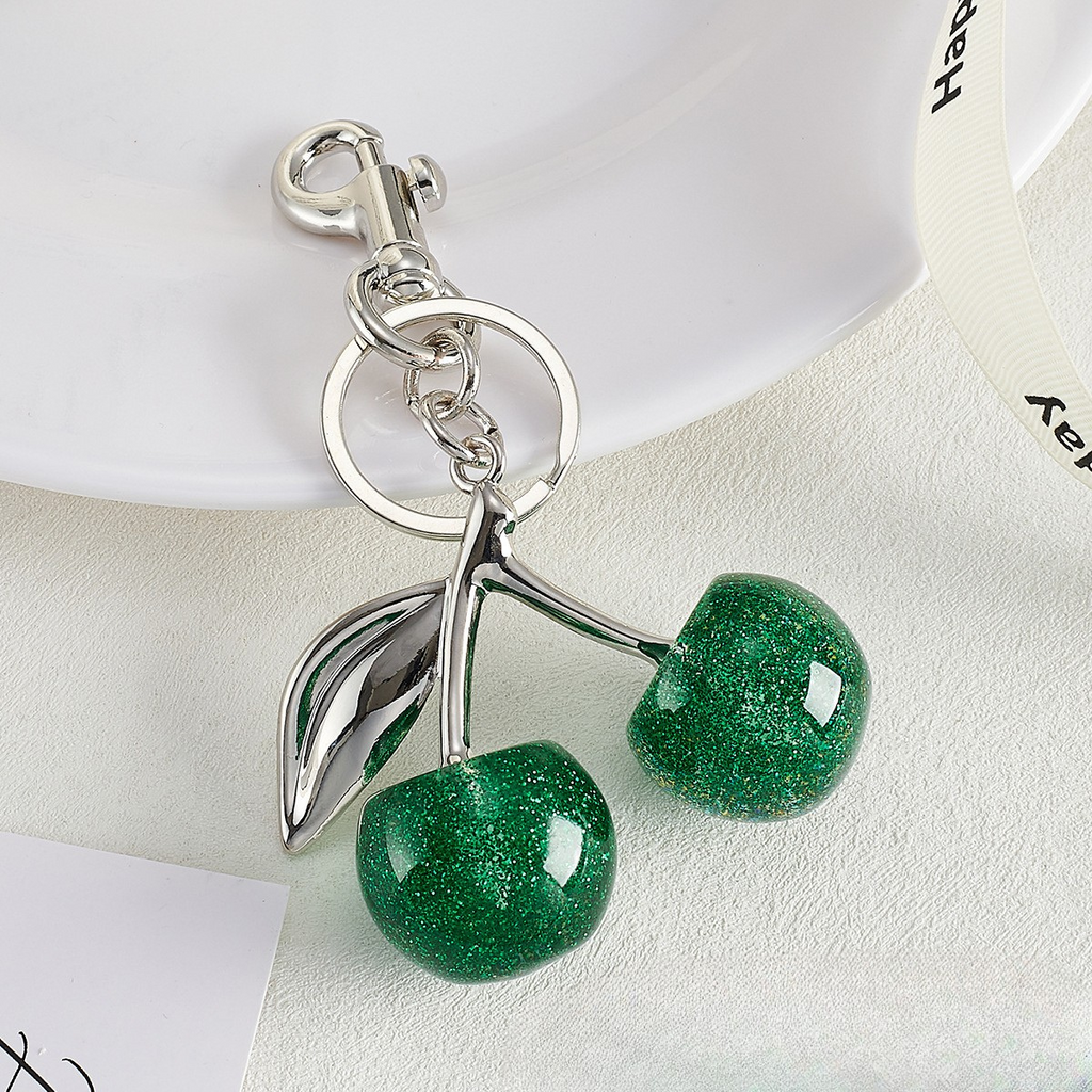 Colorful Cherry Bag Charm