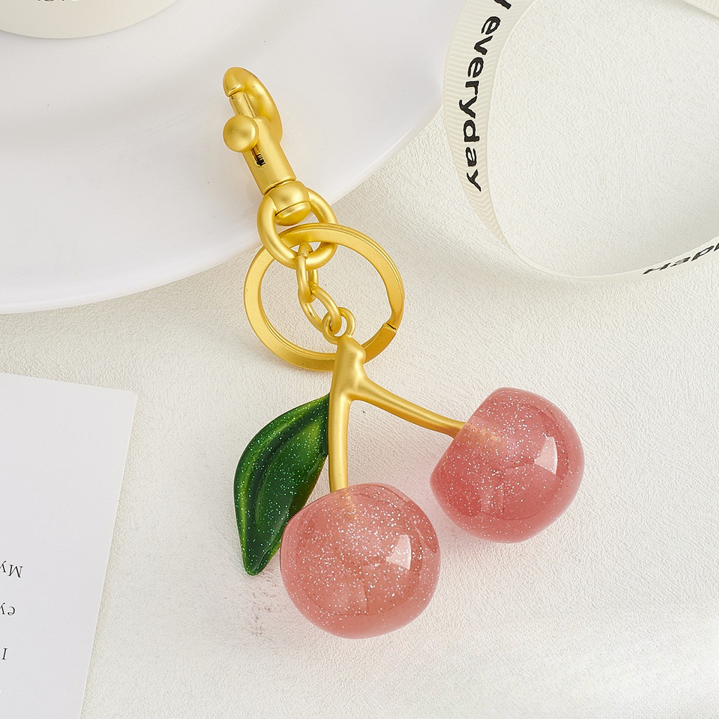 Colorful Cherry Bag Charm
