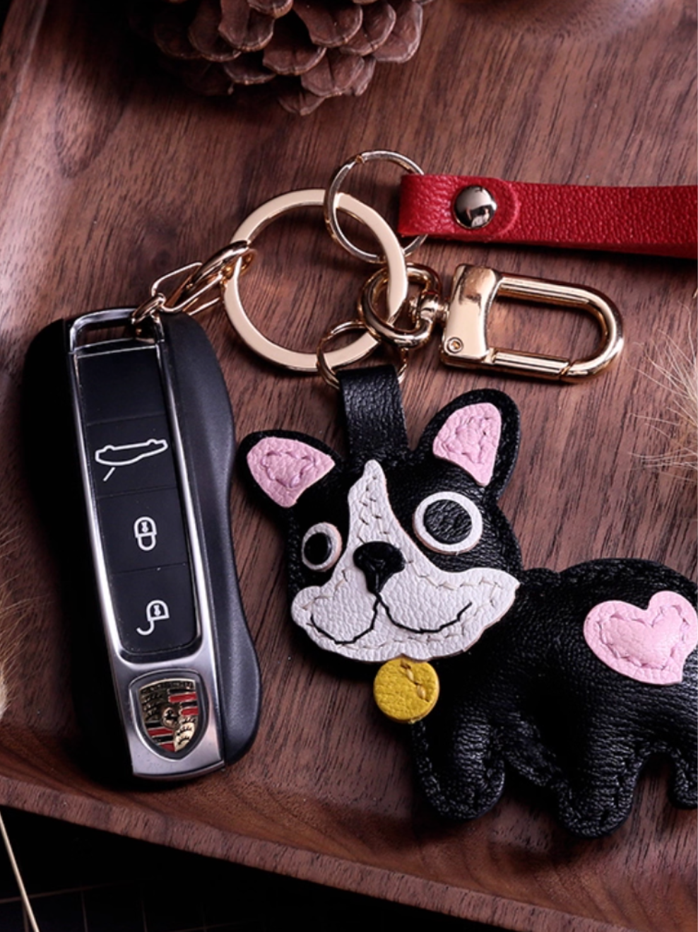 Handmade French Bulldog Bag Charm