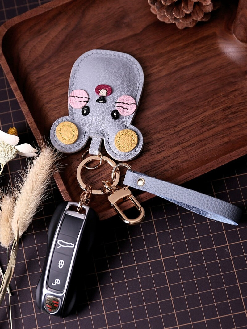 Handmade Rat Zodiac Bag Charm