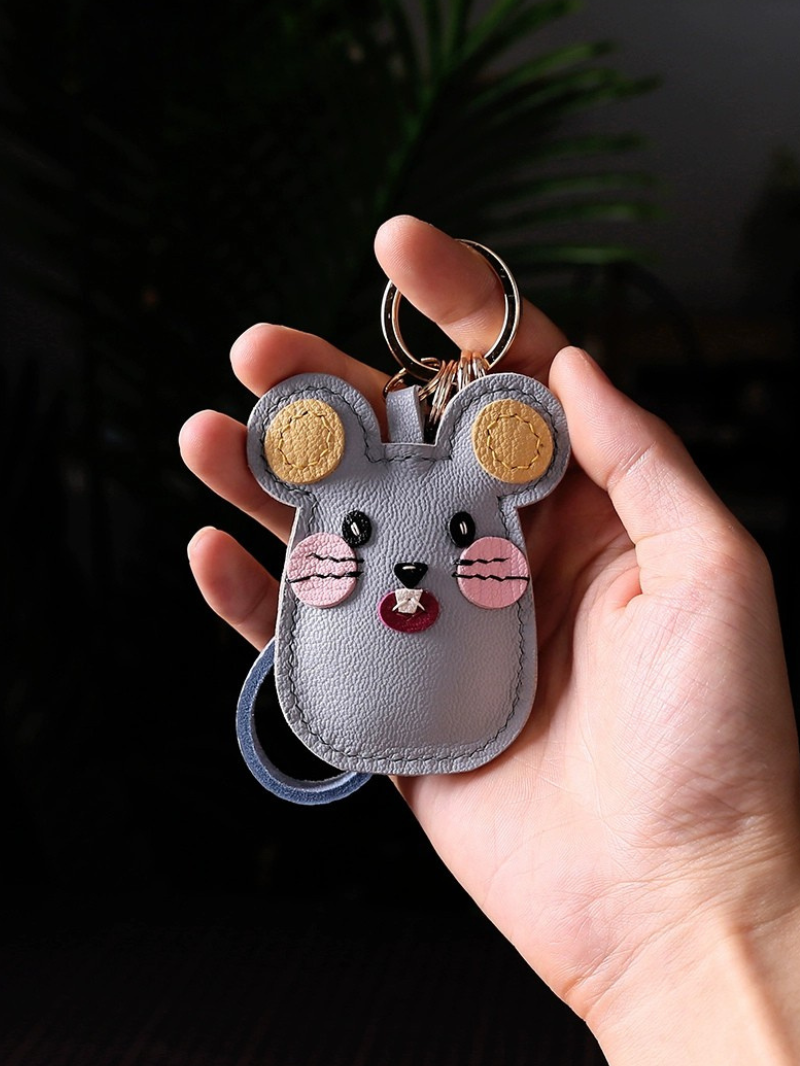 Handmade Rat Zodiac Bag Charm