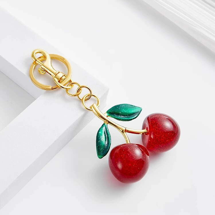 Red Cherry Bag Charm